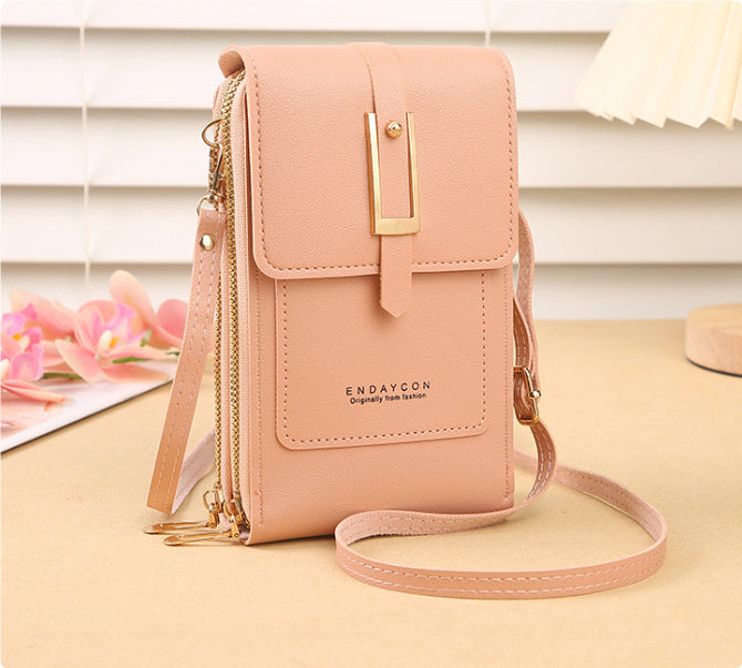 Women's Crossbody Shoulder Bag Transparent Multifunctional Touch Screen Phone Bag Brand: aeac