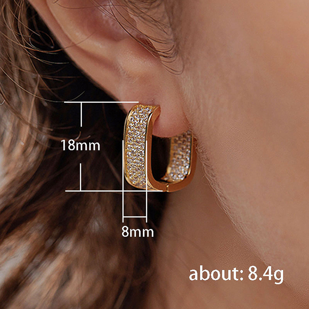 Simple Entry Lux Micro Inlaid Zircon Ear Clip Brand: aeac