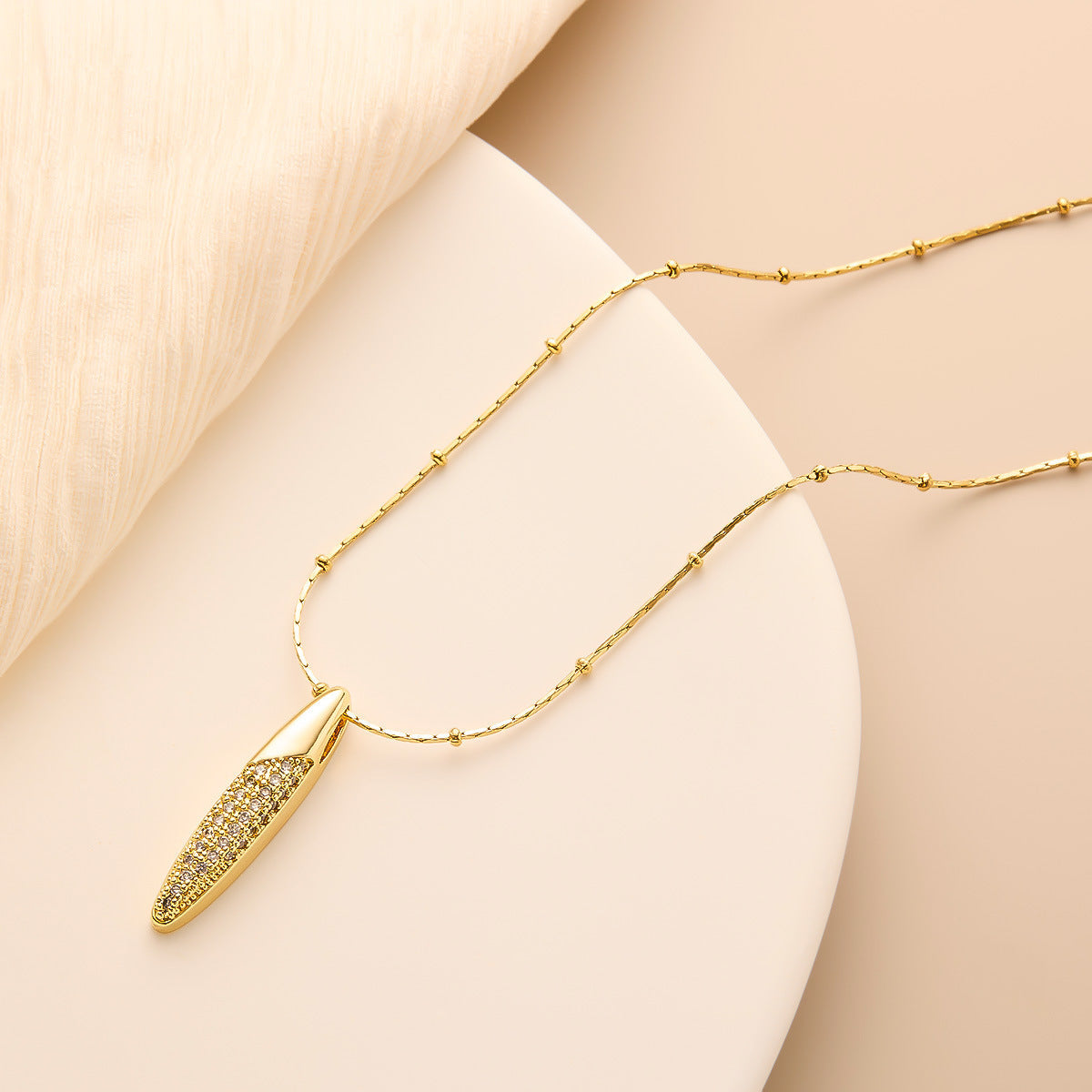 Simple Fashion Special-interest Design Titanium Steel Necklace Brand: aeac