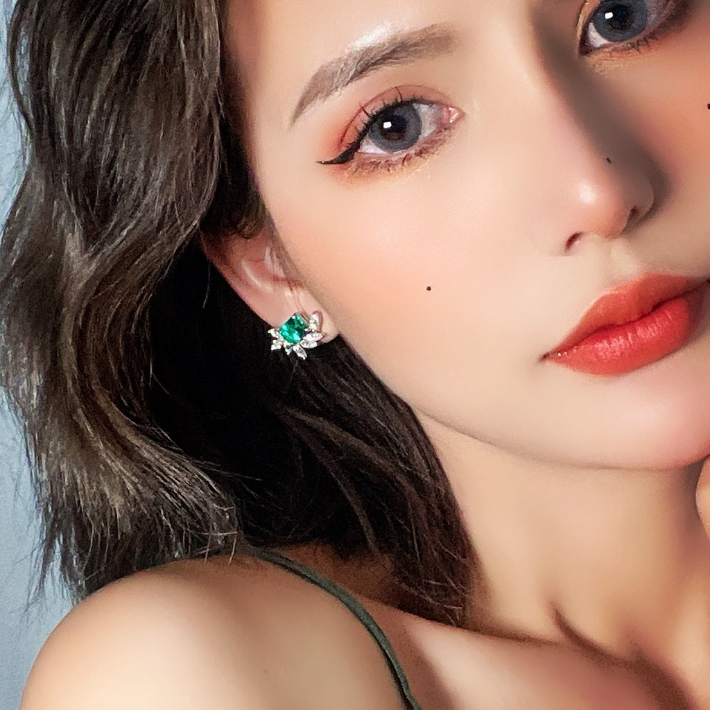 Citrine Tourmaline Socialite Style Stud Earrings Brand: aeac