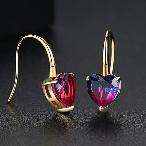 Copper Inlaid Crystal Ear Jewelry Fashion Korean Style Brand: aeac