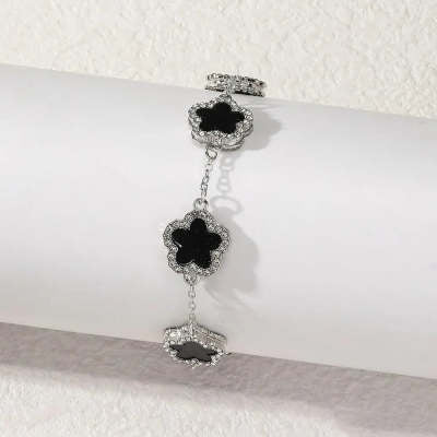 Diamond Star Petal Bracelet – Elegant Fashion Temperament Jewelry for Women Brand: aeac