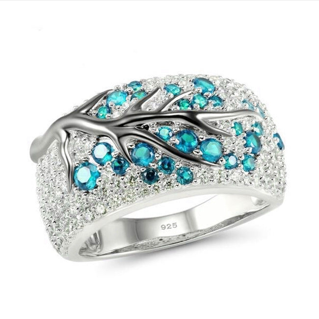 Forest Department Vintage Old Handmade Drip Glaze Design Leaf Twig Ring Brand: aeac