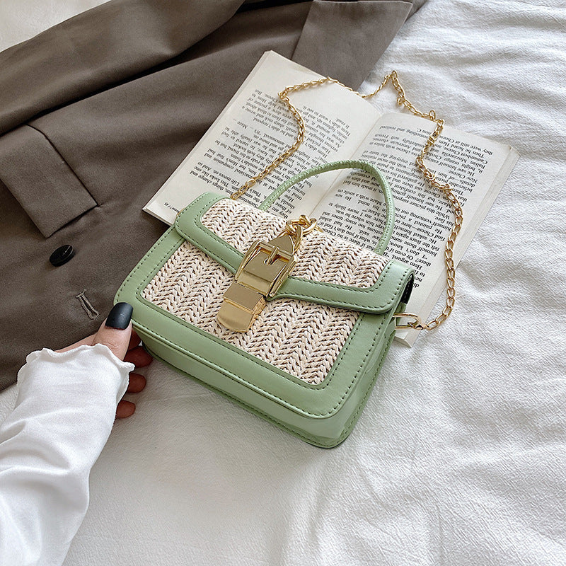 Women'S Ins Straw Woven Portable Small Bag Brand: aeac
