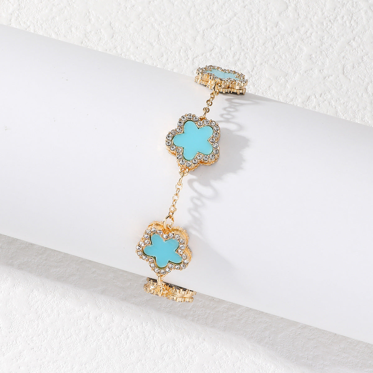 Diamond Star Petal Bracelet – Elegant Fashion Temperament Jewelry for Women Brand: aeac