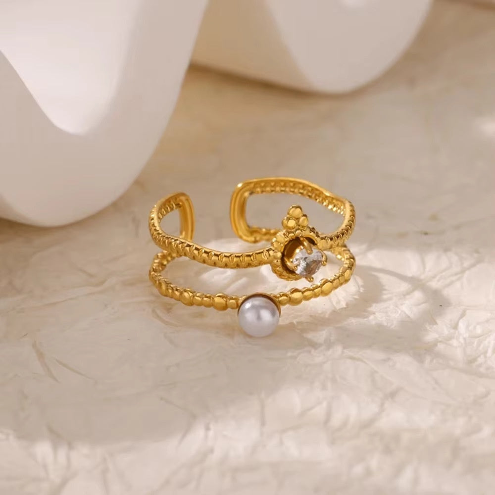 Retro Affordable Luxury Open Purple Zircon Ring Brand: aeac