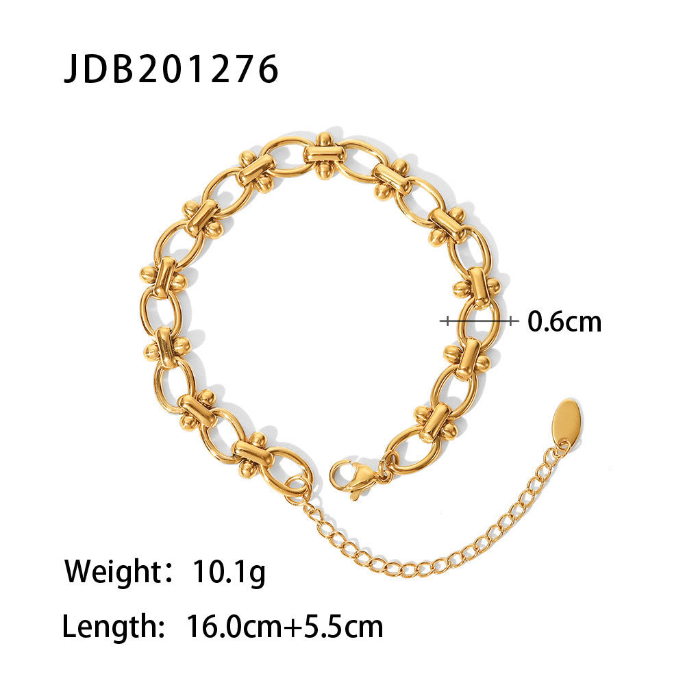 Women's Fashion Retro Titanium Steel Bracelet Brand: aeac