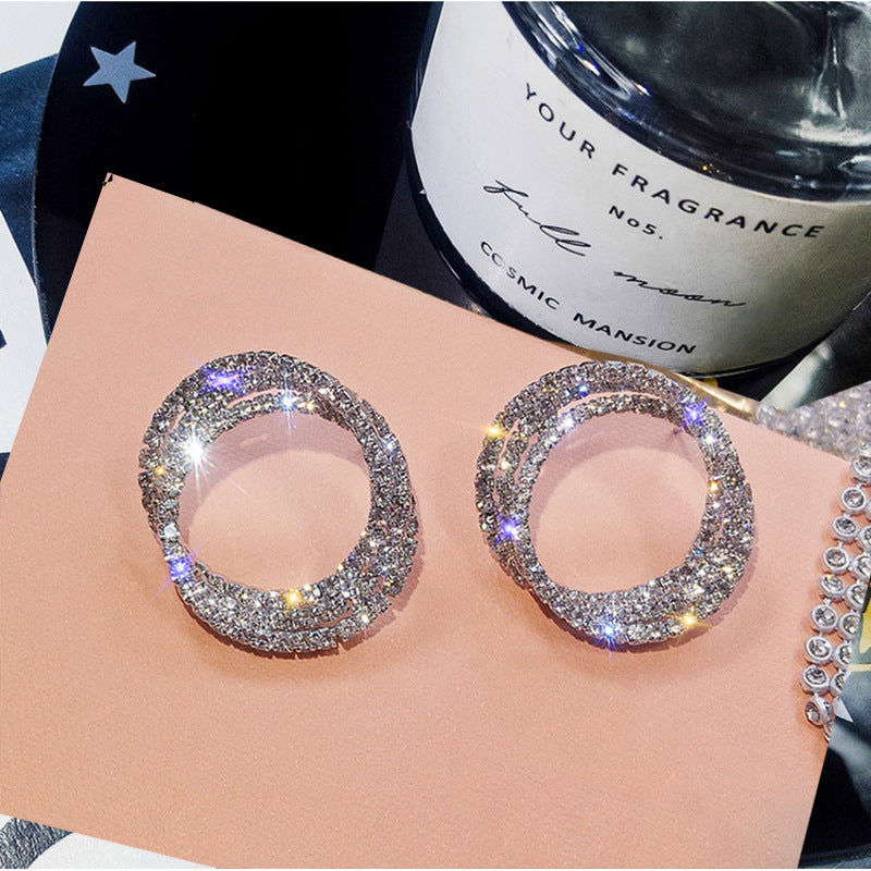 Geometric circle earrings Brand: aeac