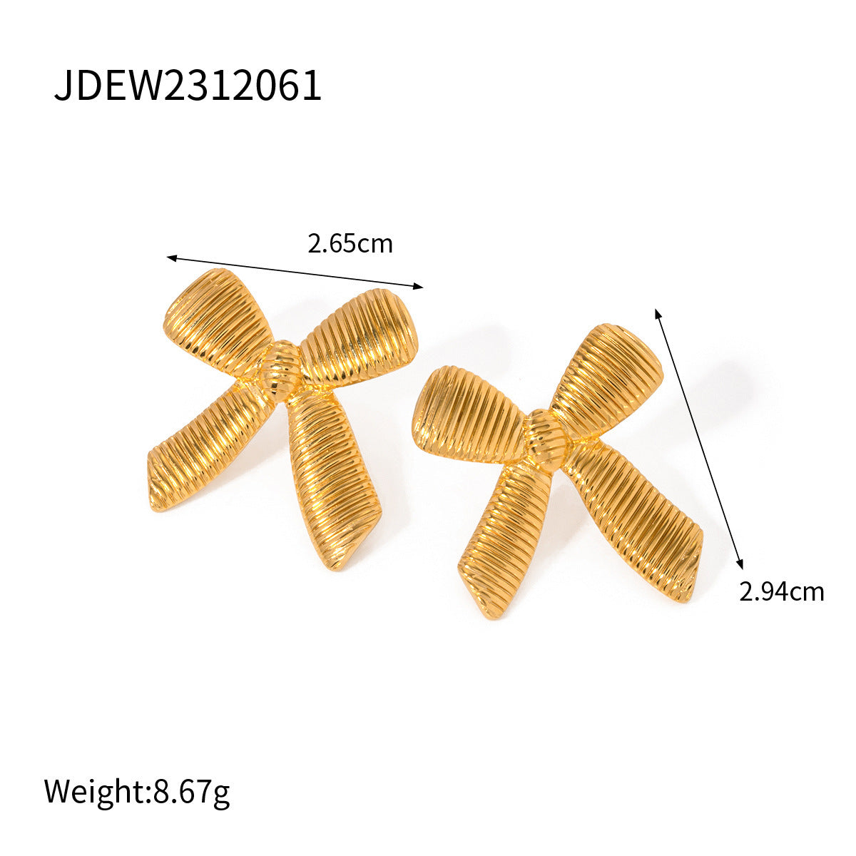 Caroline Gold Earrings Brand: aeac