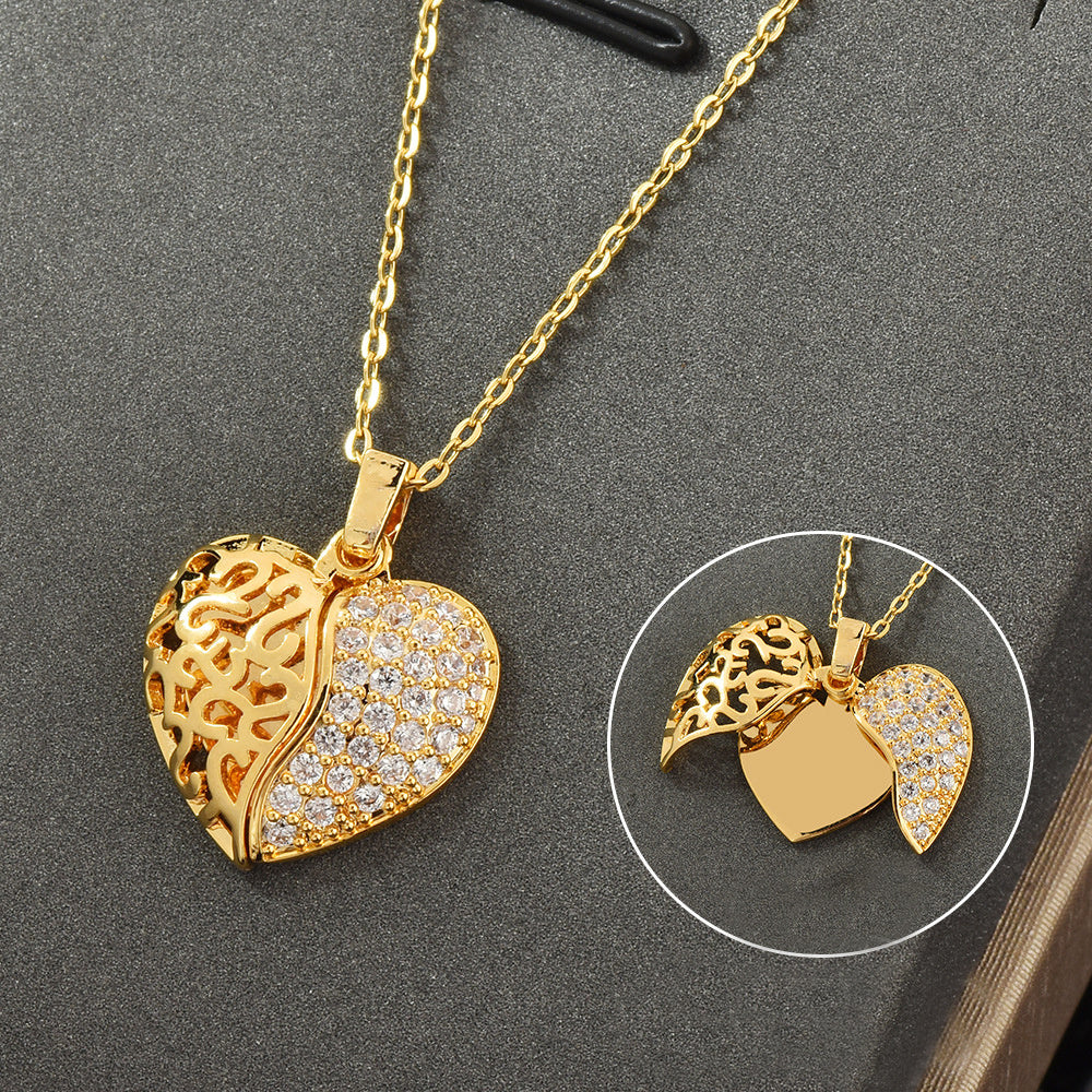Women's Fashion Zircon Open And Close Clavicle Necklace Brand: aeac