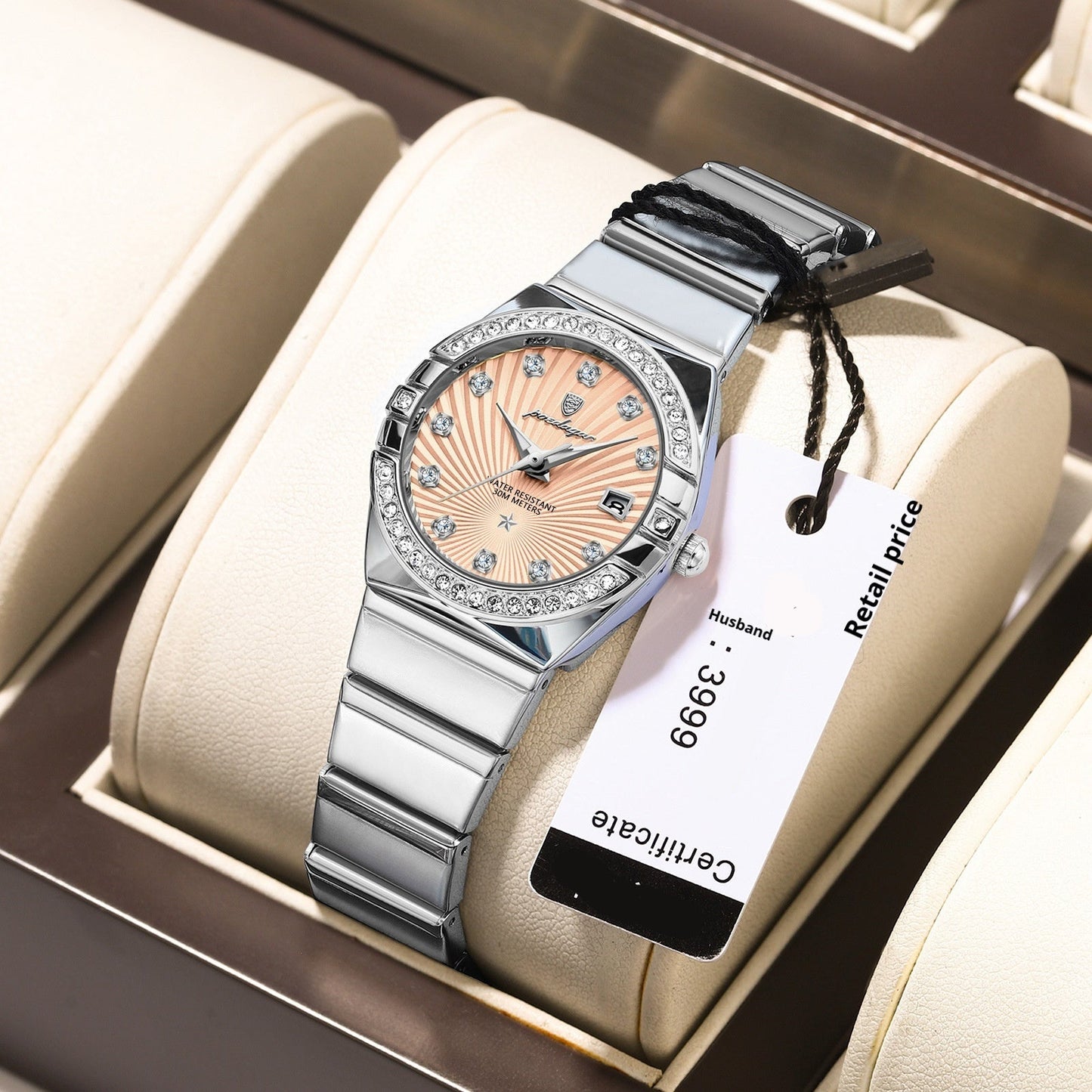 Women's Waterproof Luminous Ultra-thin Watch Brand: aeac