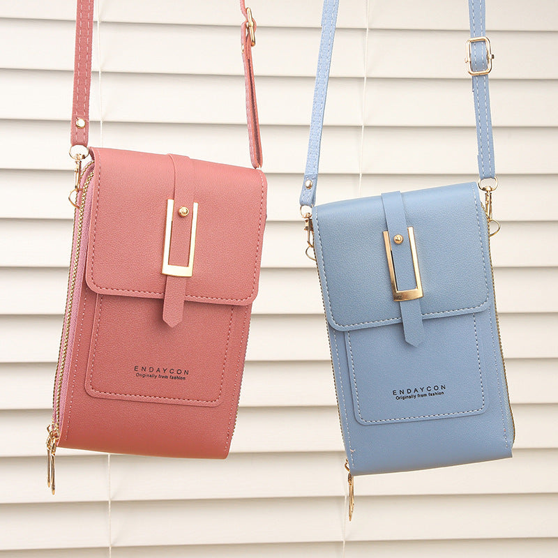 Women's Crossbody Shoulder Bag Transparent Multifunctional Touch Screen Phone Bag Brand: aeac