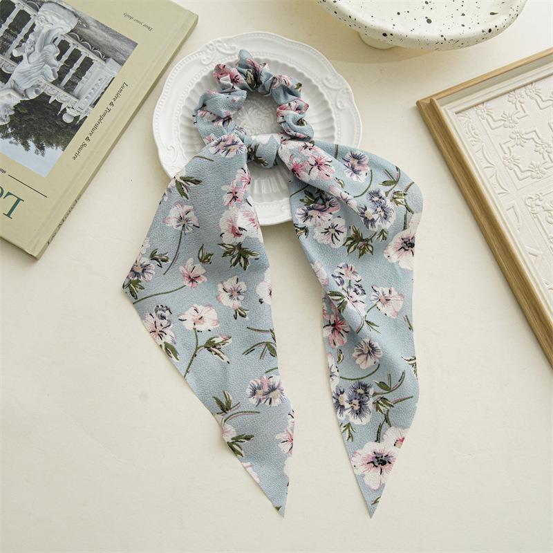 Long Women's Pinched Ponytail Ribbon Headdress Flower Brand: aeac