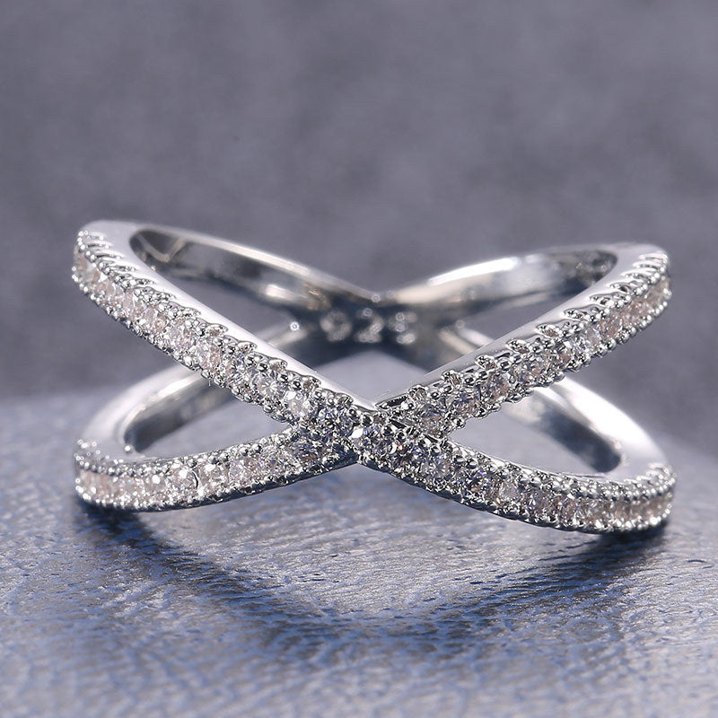Simple and generous cross ring Brand: aeac