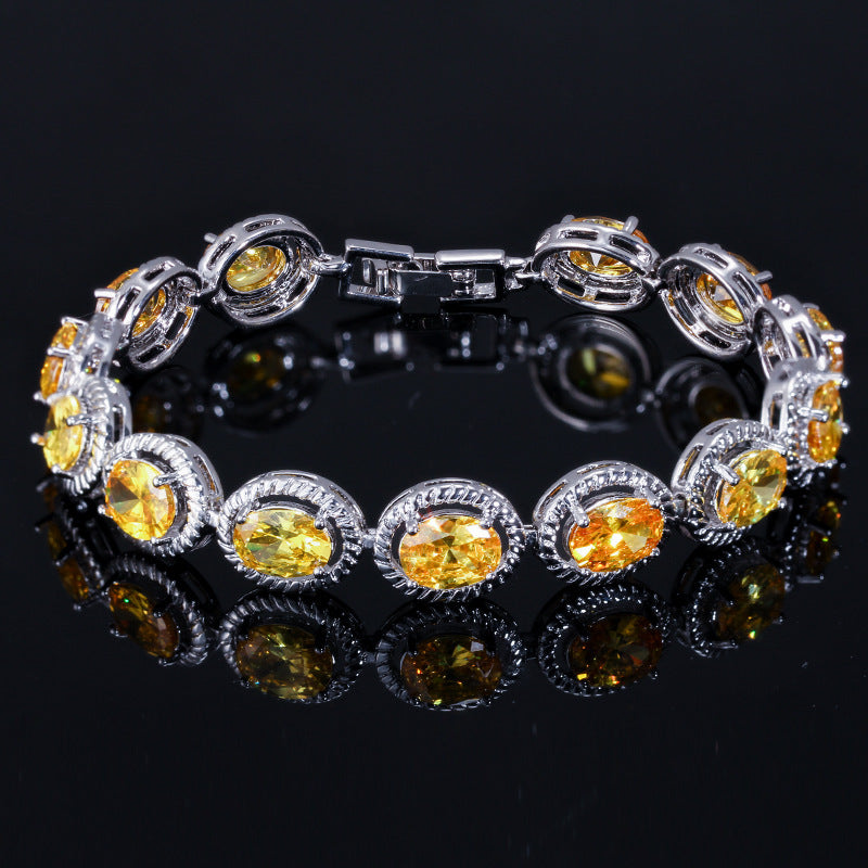 Micro Set Accessory Zircon Bracelet Fashion Classic Brand: aeac