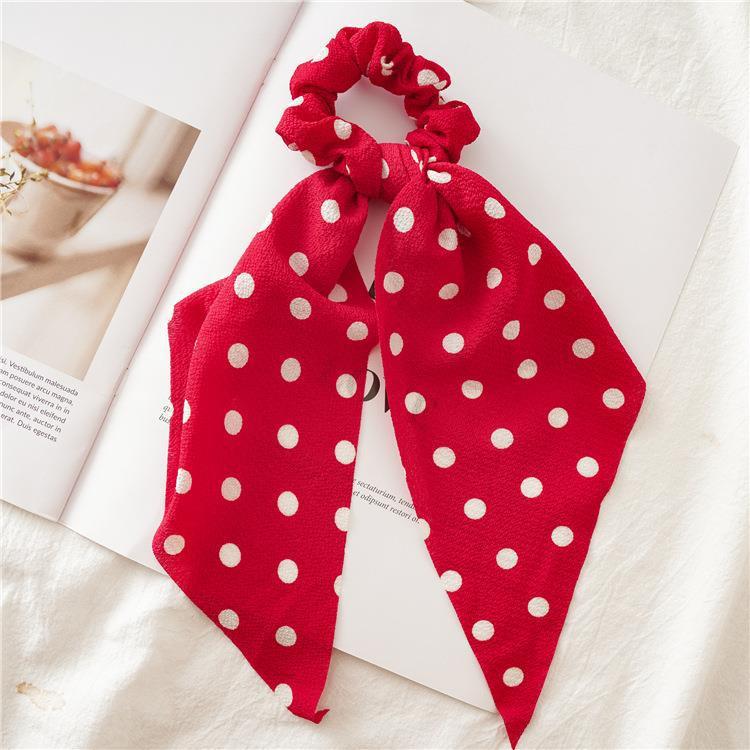 Long Women's Pinched Ponytail Ribbon Headdress Flower Brand: aeac