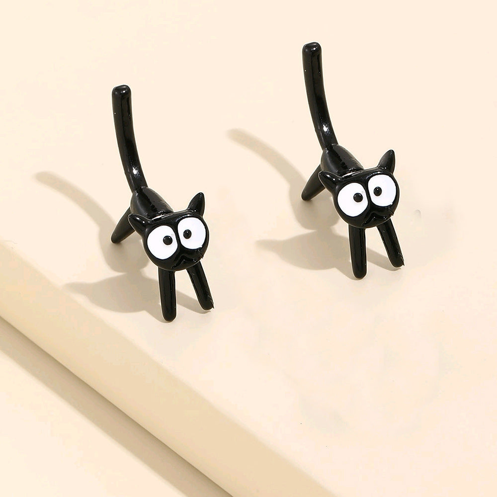 Cute Kitten Simple Earrings Brand: aeac