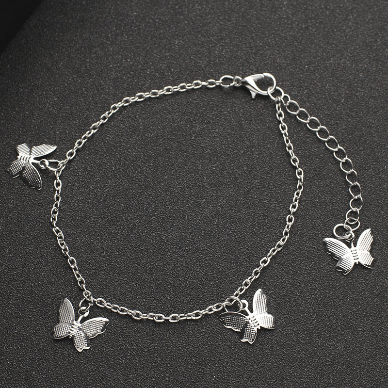 Women's Lightweight Metal Butterfly Anklet Brand: aeac