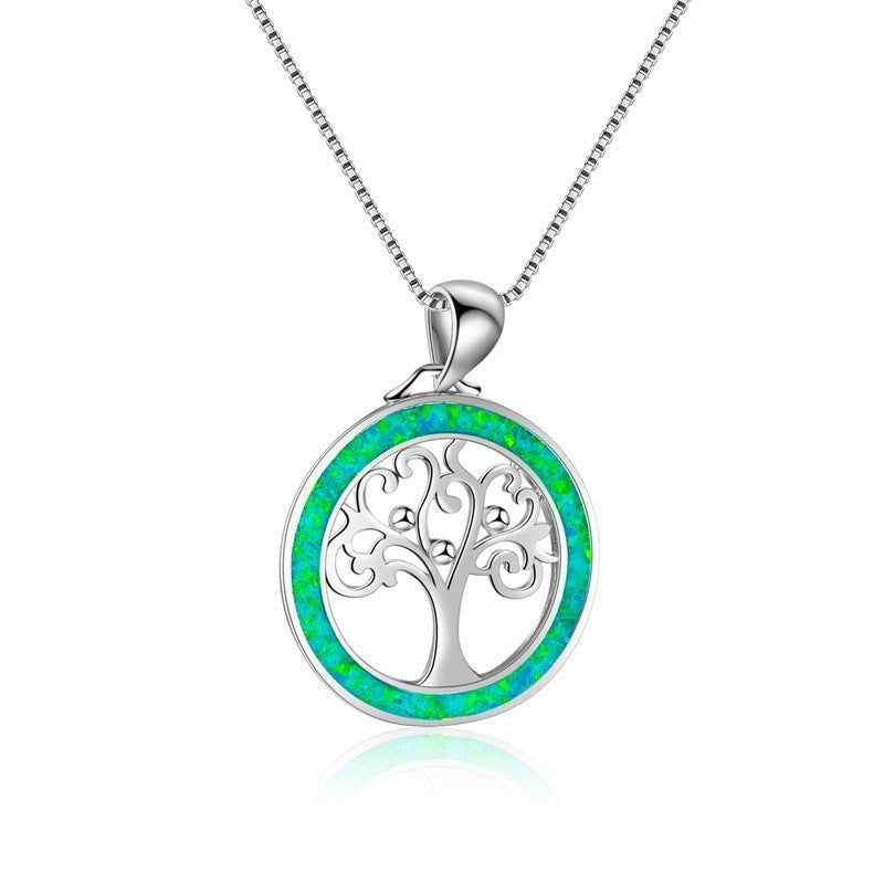 Tree of Life Opal Opal Pendant Brand: aeac