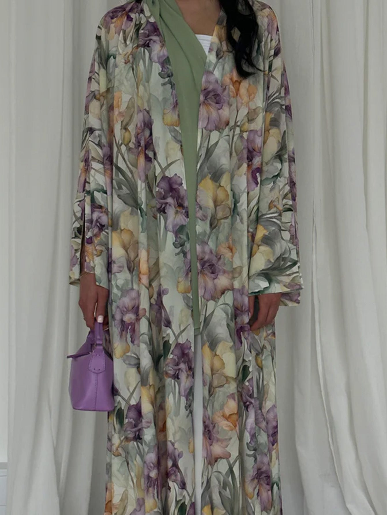 Fashionable Floral-print Long Womens Dress Brand: aeac