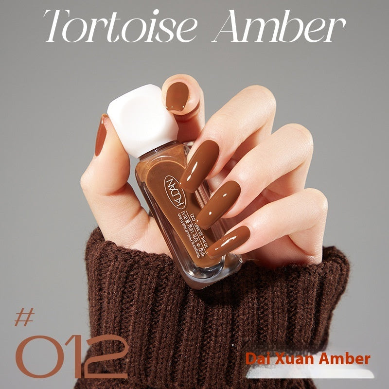 Water-based Nail Polish Peelable Quick-drying Baking-free Long-lasting Summer Macaron Popular Color Brand: aeac