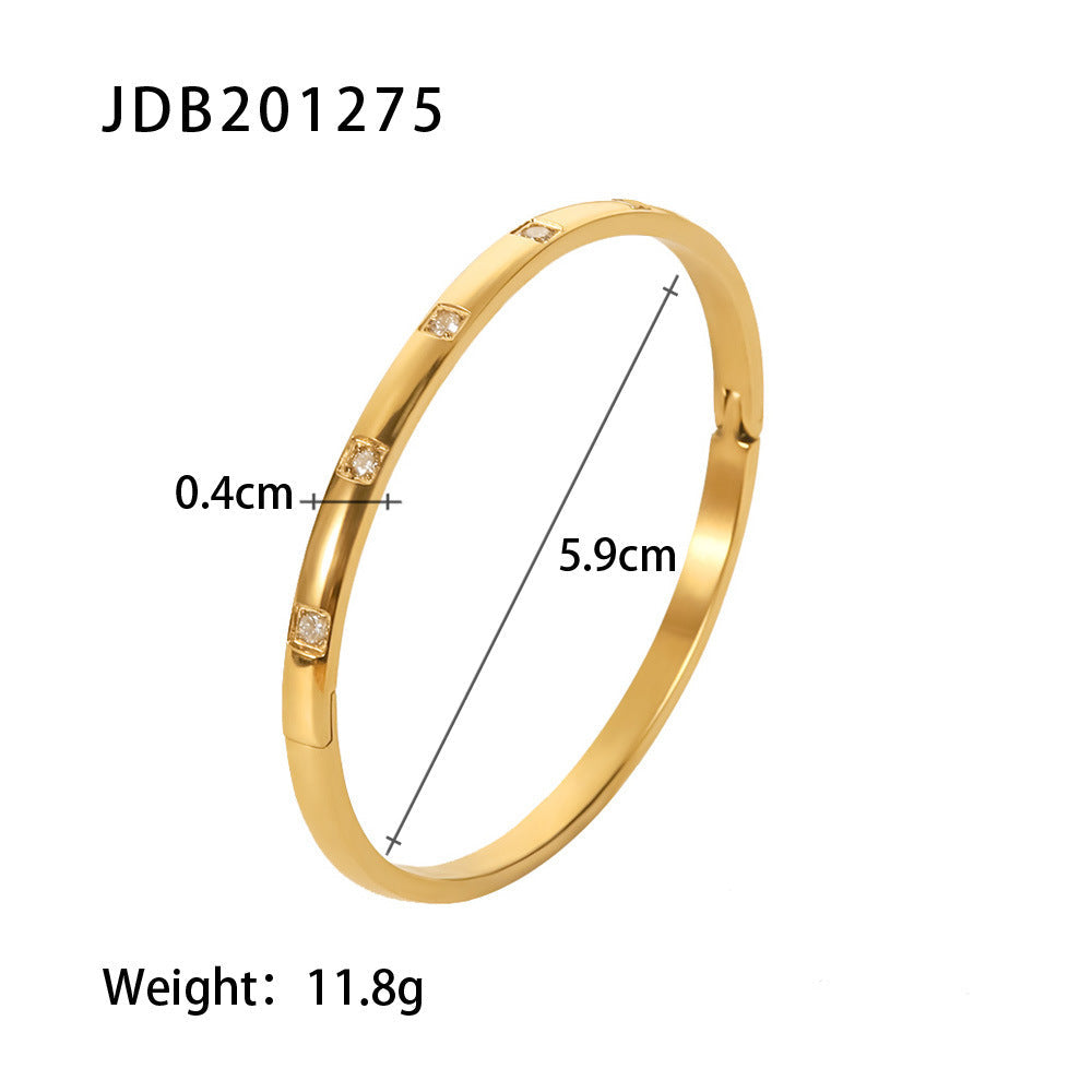Women's Fashion Retro Titanium Steel Bracelet Brand: aeac