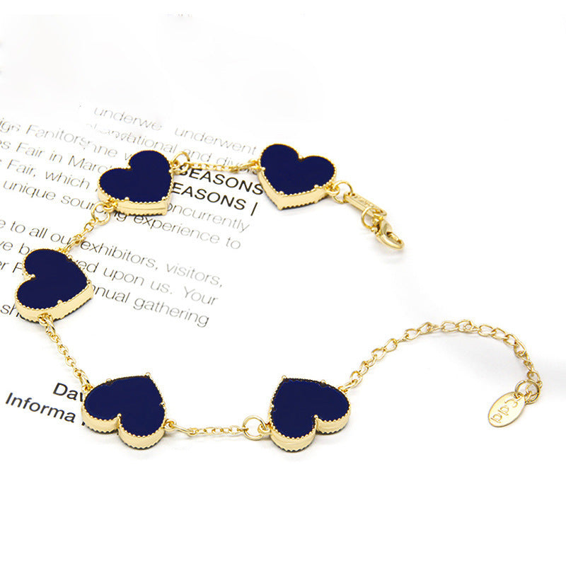 Double Sided Butterfly Heart Bracelet – Fashion Jewelry Brand: aeac