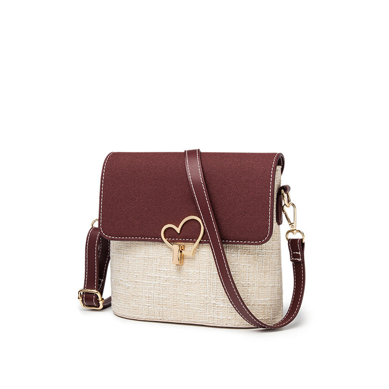 The New Trendy Wild One-shoulder Messenger Bag Fashion Brand: aeac