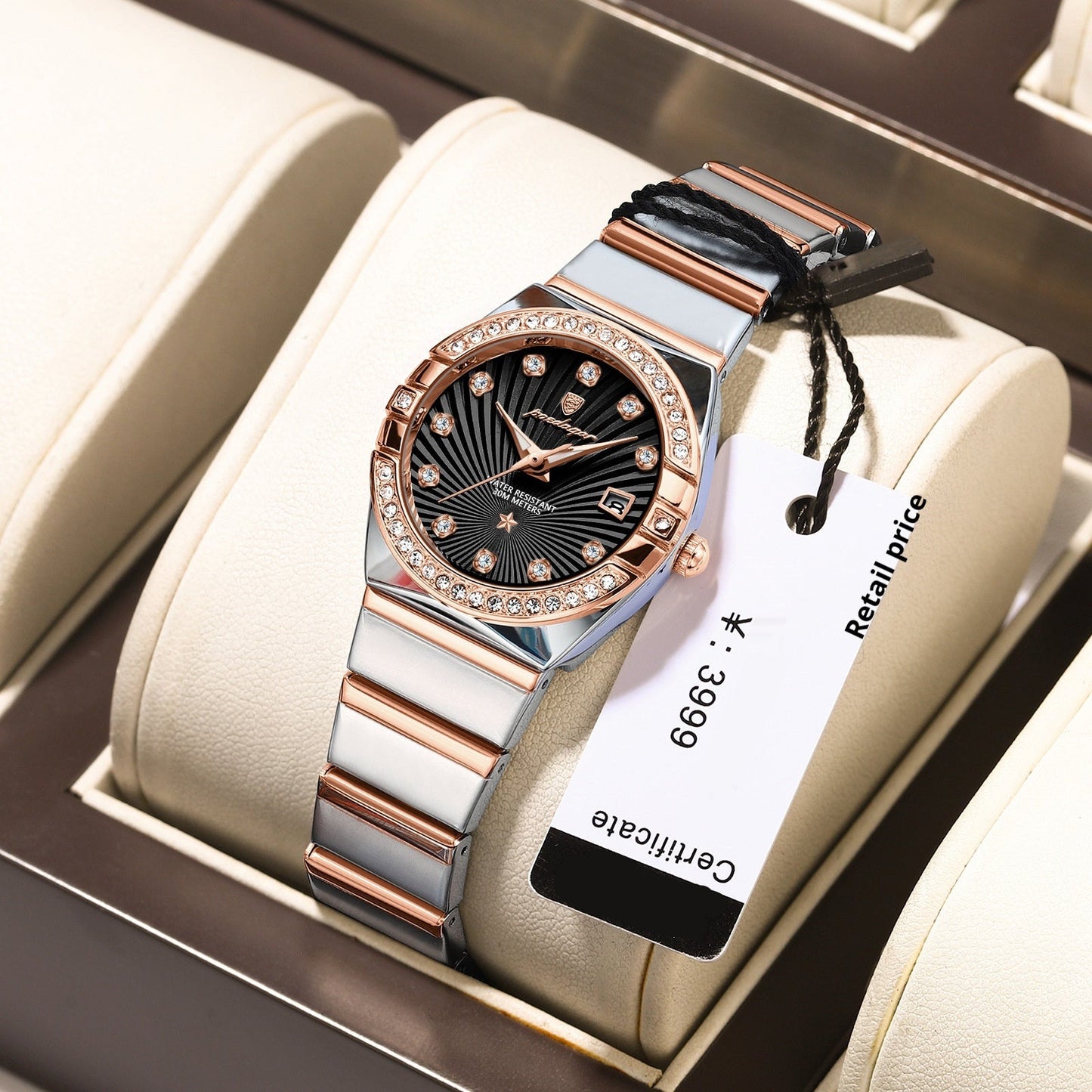 Women's Waterproof Luminous Ultra-thin Watch Brand: aeac
