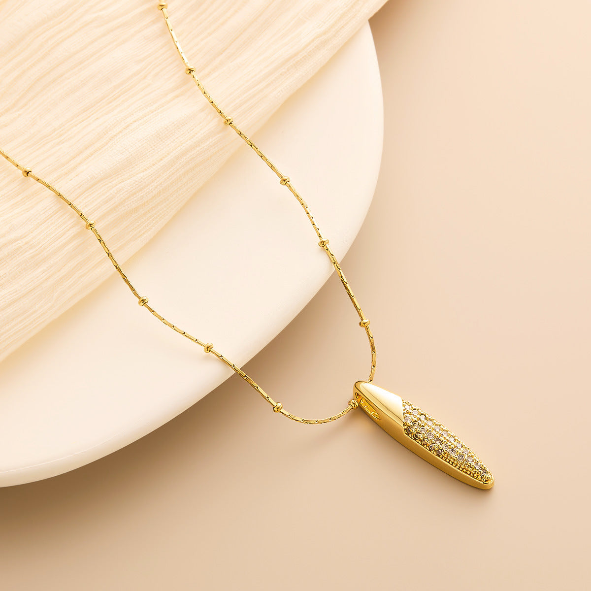 Simple Fashion Special-interest Design Titanium Steel Necklace Brand: aeac