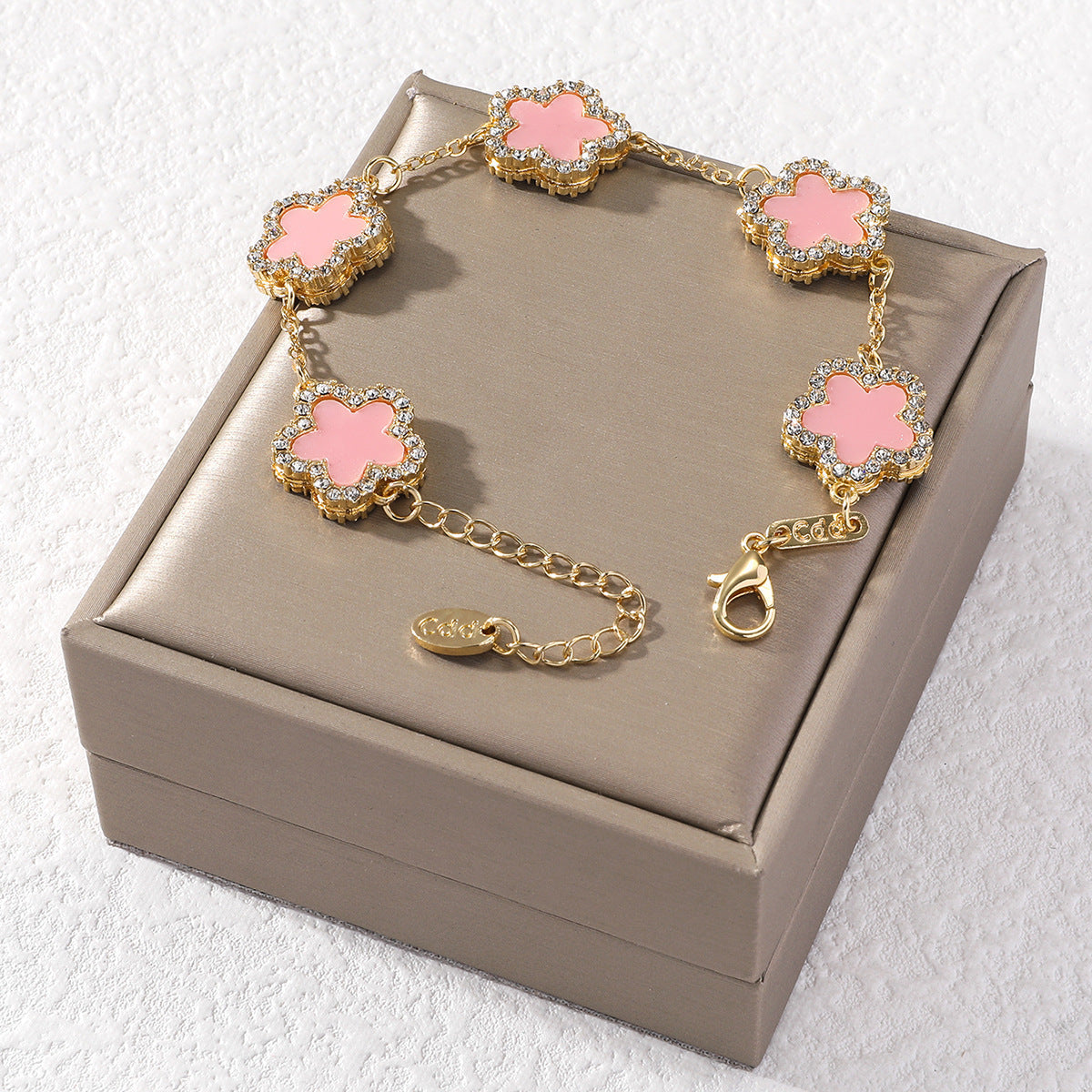 Diamond Star Petal Bracelet – Elegant Fashion Temperament Jewelry for Women Brand: aeac