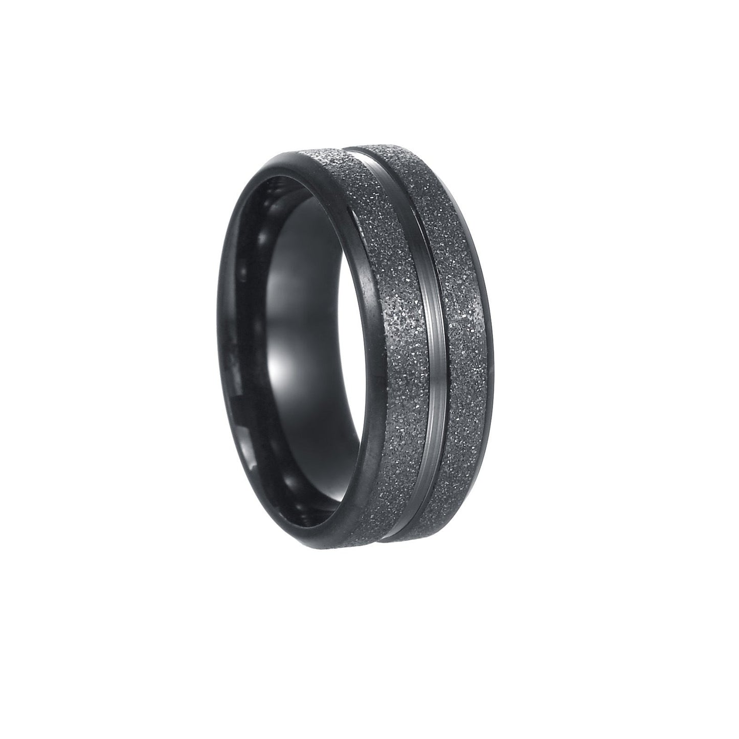 8mm Gold Plated Stainless Steel Ring – Euro-American Style Brand: aeac