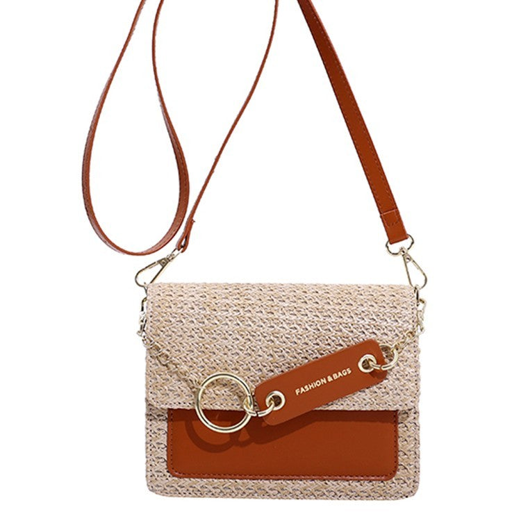 New Fashion Single Shoulder Crossbody Women's Braided Small Square Bag Brand: aeac