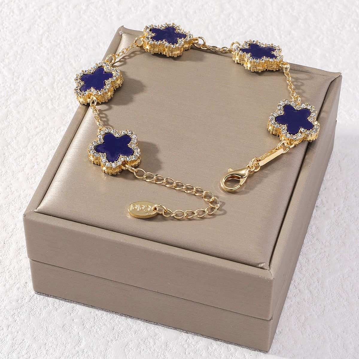 Diamond Star Petal Bracelet – Elegant Fashion Temperament Jewelry for Women Brand: aeac