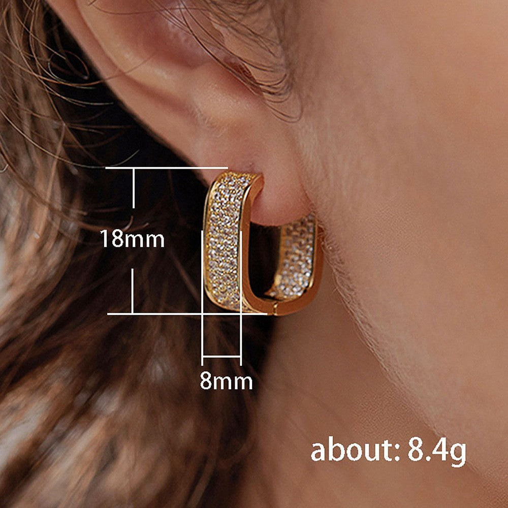 Simple Entry Lux Micro Inlaid Zircon Ear Clip Brand: aeac