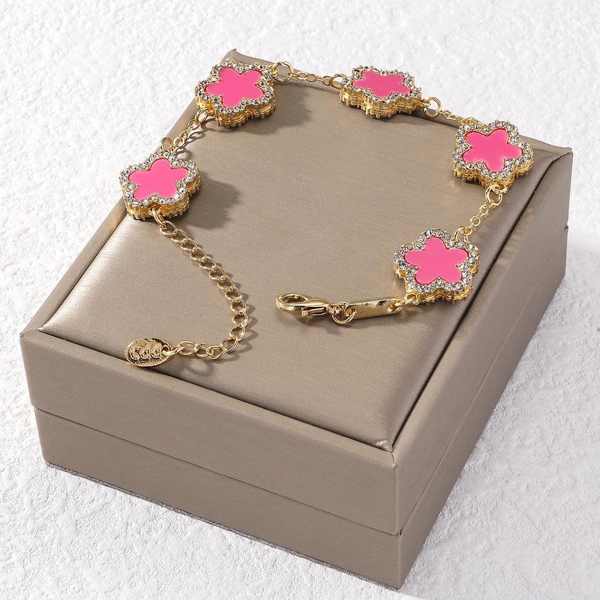 Diamond Star Petal Bracelet – Elegant Fashion Temperament Jewelry for Women Brand: aeac
