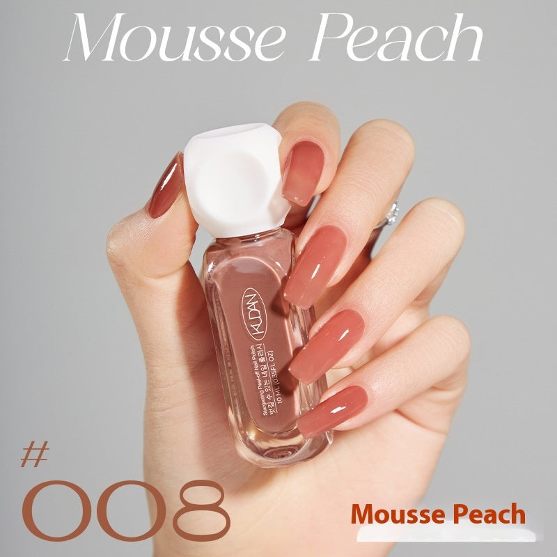 Water-based Nail Polish Peelable Quick-drying Baking-free Long-lasting Summer Macaron Popular Color Brand: aeac