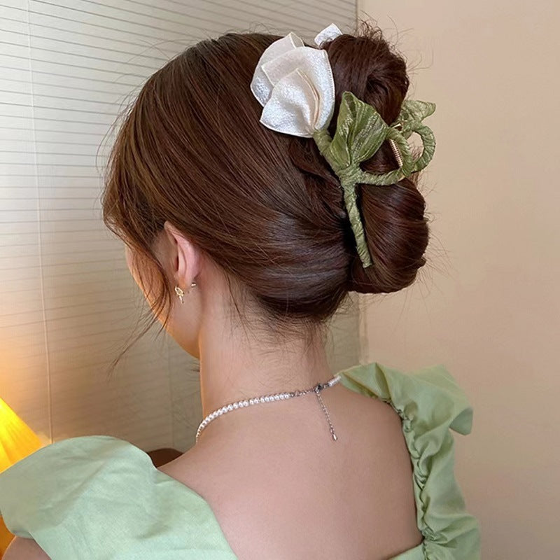 Tulip Flower Hair Clip Korean Style Sweet Back Head Brand: aeac