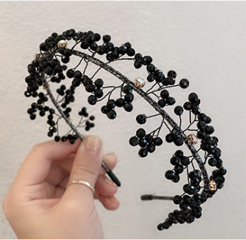 Versatile And Elegant Going Out Headdress Hair Accessories Temperament Retro Bridal Headband Brand: aeac