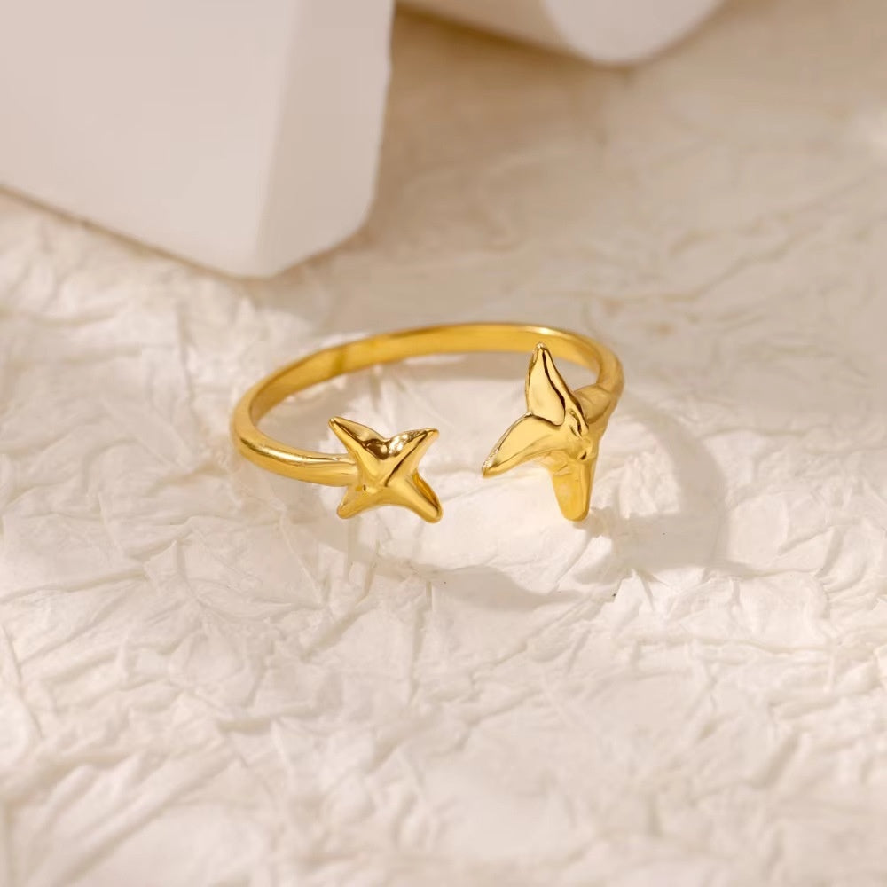 Retro Affordable Luxury Open Purple Zircon Ring Brand: aeac