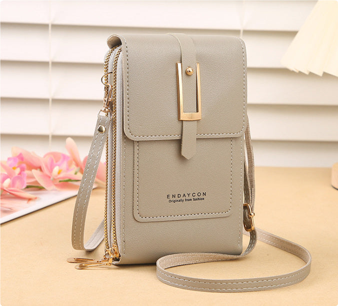 Women's Crossbody Shoulder Bag Transparent Multifunctional Touch Screen Phone Bag Brand: aeac