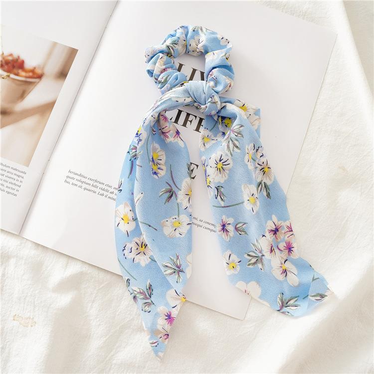 Long Women's Pinched Ponytail Ribbon Headdress Flower Brand: aeac