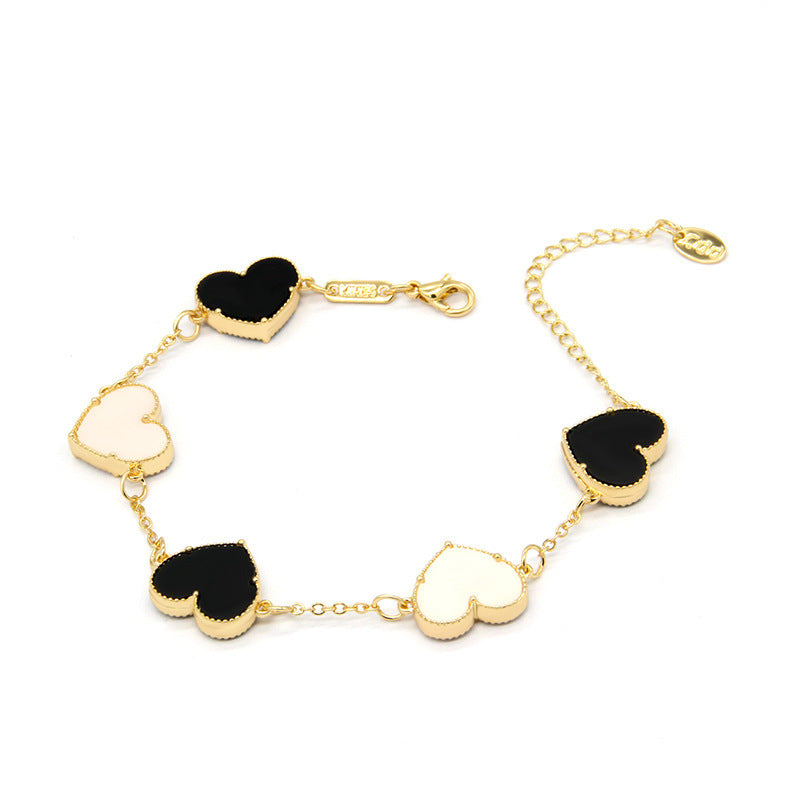 Double Sided Butterfly Heart Bracelet – Fashion Jewelry Brand: aeac
