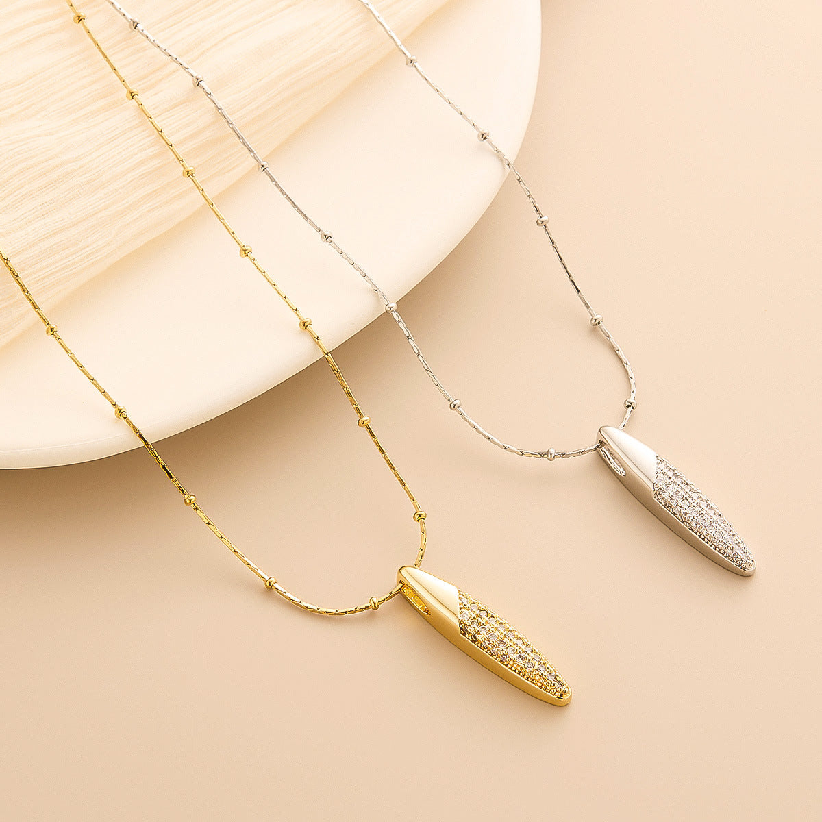 Simple Fashion Special-interest Design Titanium Steel Necklace Brand: aeac