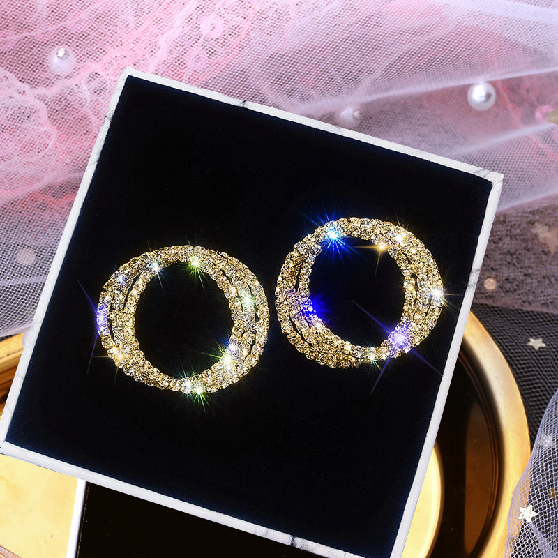 Geometric circle earrings Brand: aeac