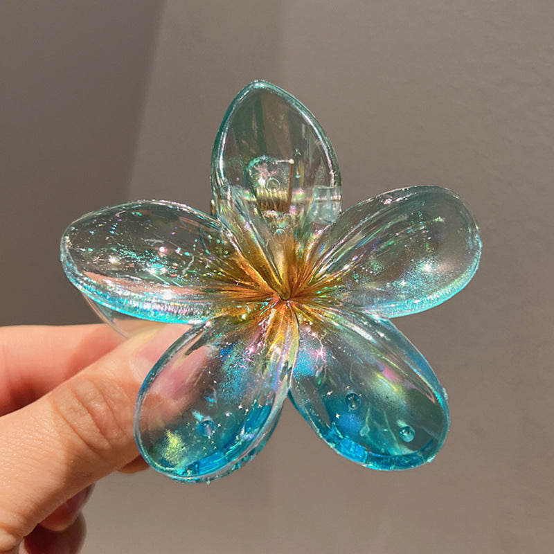 Plating Color Transparent Egg Bauhinia Barrettes Women's Brand: aeac