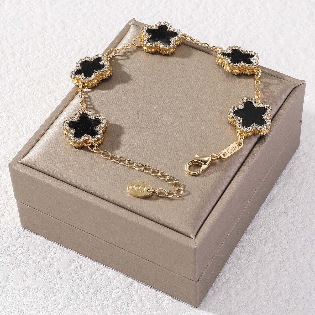 Diamond Star Petal Bracelet – Elegant Fashion Temperament Jewelry for Women Brand: aeac