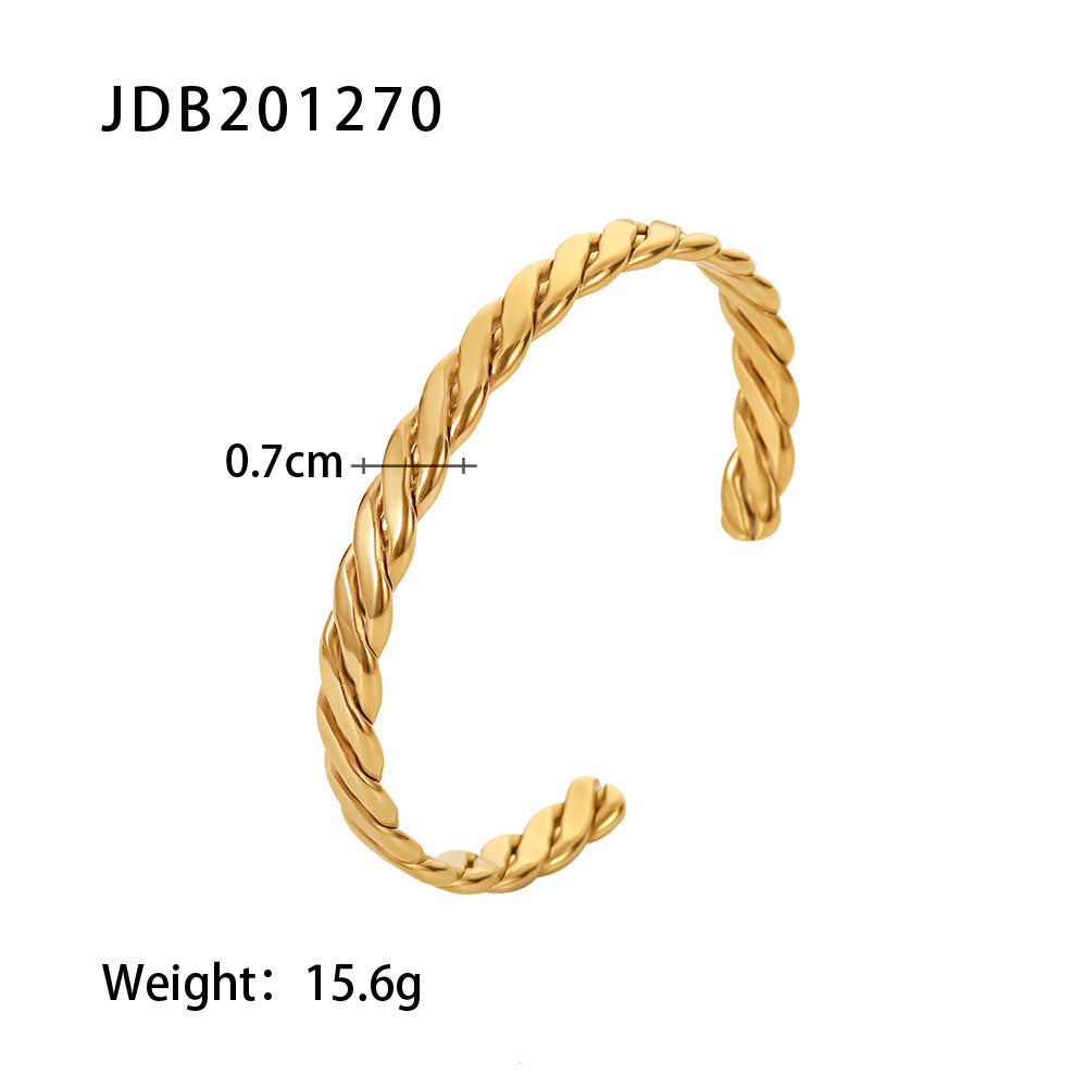 Women's Fashion Retro Titanium Steel Bracelet Brand: aeac