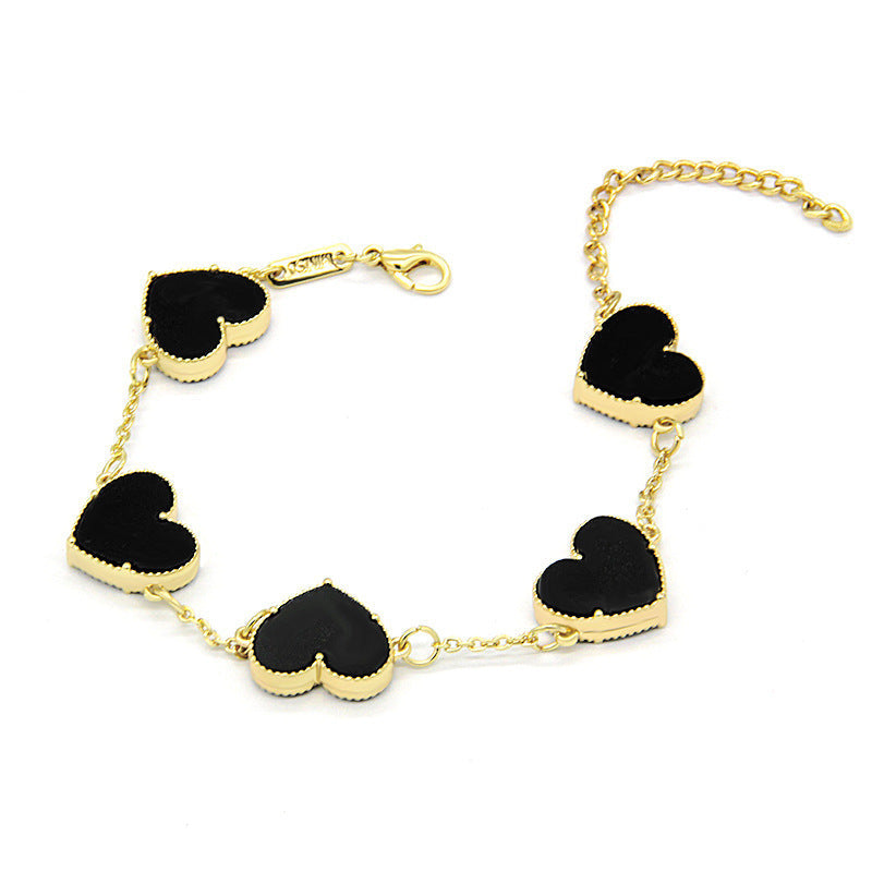 Double Sided Butterfly Heart Bracelet – Fashion Jewelry Brand: aeac