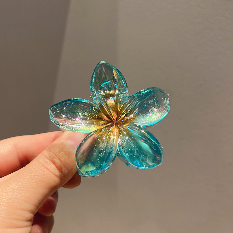 Plating Color Transparent Egg Bauhinia Barrettes Women's Brand: aeac
